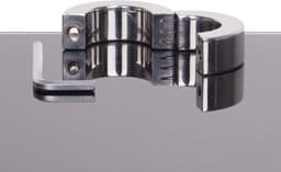 Ballstretcher RVS met groeven scharnierend 20 mm hoog Ø 35 mm — thumbnail 2