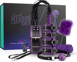 Secret Pleasure Chest - Purple Apprentice - SM - BDSM - Set - Sex Toys voor Mannen en Vrouwen - Erotische Cadeauset — thumbnail 1