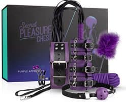 Secret Pleasure Chest - Purple Apprentice - SM - BDSM - Set - Sex Toys voor Mannen en Vrouwen - Erotische Cadeauset
