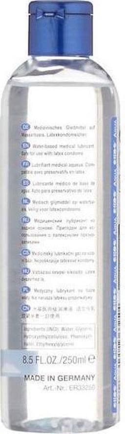 Eros Aqua Glijmiddel op Waterbasis - 250 ml — thumbnail 2