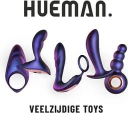Hueman - Space Force Vibrerende en Stotende Buttplug - Buttplugs - Buttplug Vibrator - Anal Plug - Sex Toys voor Vrouwen en Mannen - Seksspeeltjes - Paars — thumbnail 4