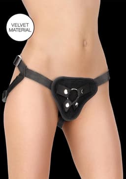 Shots - Ouch! Verstelbaar Harnas met O-Ring voor Dildo black — thumbnail 5