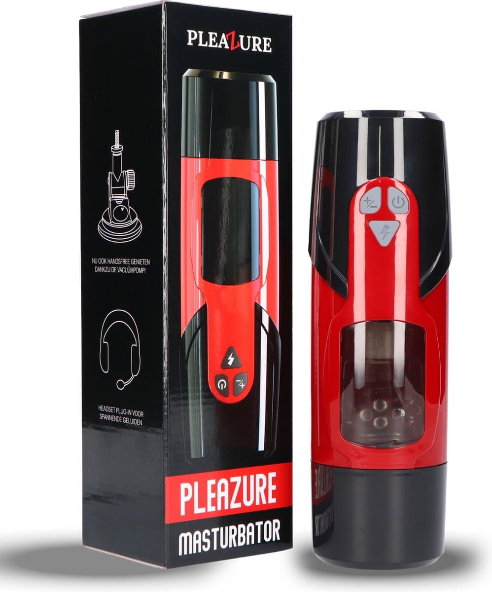 Pleazure Masturbator – Pocket Pussy – Seks Toys voor Mannen – Nep Vagina Mannen met Deepthroat & Pussy — afbeelding 1