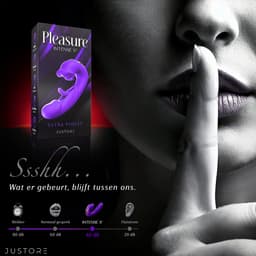 Pleasure Intense X³ – Ultra Violet – 3 in 1 Likkende Tong Vibrator voor Vrouwen – G-Spot Satisfyer & Clitoris Stimulator – Rabbit Tarzan Vibrator – Sex Toys voor Koppels – Seksspeeltjes voor Mannen — thumbnail 5