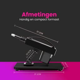 Premes - Sex Machine Pakket - Met 8 Opzetstukken - Inclusief Dildo's + Pocket Pussy - Seksspeeltjes Voor Mannen - Vrouwen - Neukmachine - Sexmachine - Man - Vrouw - Fuck Machine - Pocketpussy - Dildo Machine - Sex Toys - Seks Toys — thumbnail 2