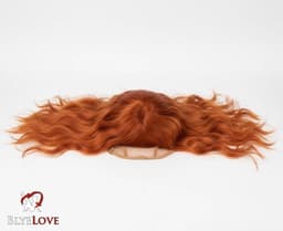 Sekspop Masturbator Pruik Licht Rood voor Love Doll Sexpop Blyelove.nl® — thumbnail 2