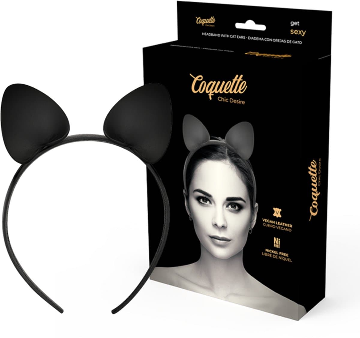 COQUETTE ACCESSORIES | Coquette Chic Desire Headband With Cat Ears — afbeelding 1