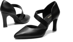 Dames Hoge Hakken Gepointeerde Teen Pumps voor Werk, Kantoor, Bruiloft en Dansen — thumbnail 3