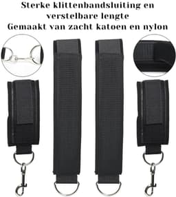 RONN® Benenspreider bdsm - Seksspeeltjes voor Koppel – Erotiek Toys - Sex Sling – Love Swing – Zwart - 16cm x 10cm x 6cm — thumbnail 2
