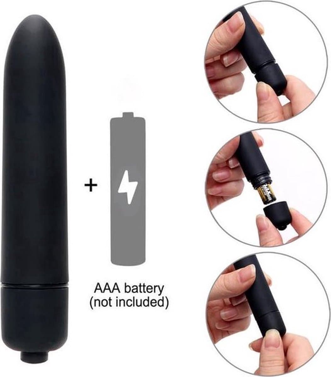 Mini Bullet Vibrator I Mini Vibrator I Vibrator voor Vrouwen I Clitoris en G Spot Stimulatie I Zwart — afbeelding 1