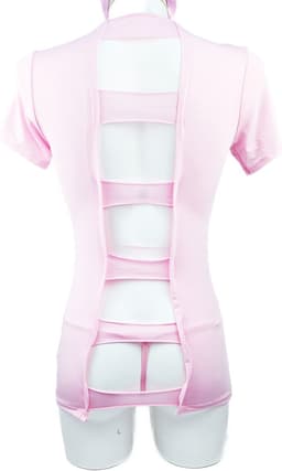 BamBella ® Sexy Cosplay Rollenspel kleding - Onesize - outfit dames Zuster pak Roze — thumbnail 5