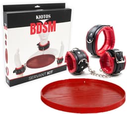 Kiotos BDSM - Boeienset met Dienblad - Rood/Zwart — thumbnail 2