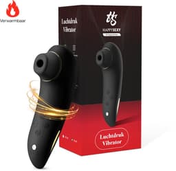 HappySexy Verwarmde Luchtdruk Vibrator Pro 2 Satisfyer voor Vrouwen – Clitoris en Tepel Zuiger Stimulator Massager – 13 Verschillende Standen Vibraties en Waterproof – Realistische Tepelzuigers Vibrators – Seks toys en Seksspeeltjes Next Generation — thumbnail 1