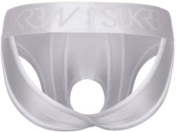SUKREW U-Style V-Brief White Shimmer - MAAT XL - Erotisch Heren Ondergoed - Slip voor Man - Sexy mannen Slip — thumbnail 4