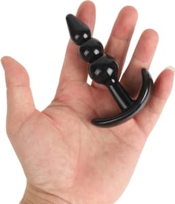 Banoch Buttplug Trainer Set | 4-delige Anaal Plug Set | Beginner Vriendelijk | Zwart Hygiënisch TPR | Oplopende Maten | voor man en vrouw — thumbnail 2