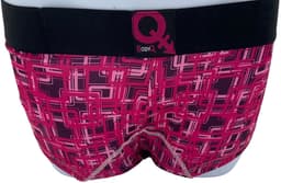 BodyQ Men's Underwear Boxer - 2 Kleuren Roze & Zwarte Band - S - Sexy Lingerie voor Mannen — thumbnail 3