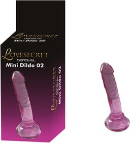 Lovesecret Sensual – LS31 – Mini Dildo 02 Pink – Realistische Mini Dildo met Zuignap — thumbnail 1