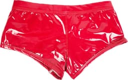 BamBella ® - Boxer short Maat M Datex (Latex en stof SM kleding BDSM kruisloos erotische heren kleding — thumbnail 4