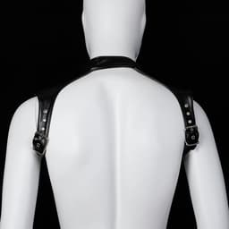 Banoch | Chest collar harness Raigel - imitatie leer harnas voor man — thumbnail 5