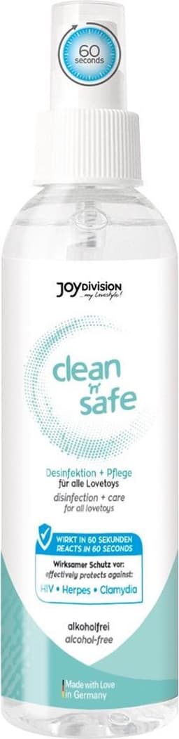Joydivision - Clean n Safe Toy Cleaner 200 ml — thumbnail 1