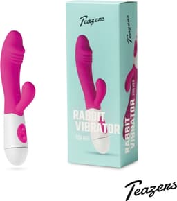 Teazers - Tarzan Vibrator - Rabbit Vibrator voor Beginners - Vibrators voor Vrouwen - Sex Toys voor Vrouwen - G-Spot Vibrator - Dildo - Clitoris Stimulator - Roze — thumbnail 1