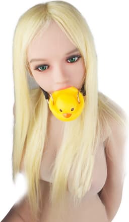 BNDGx® - GagBall - Bad eend - Seks speeltje - Gag Bal mond strap masker bdsm fetish — thumbnail 1