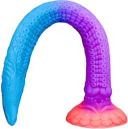 Monsterdildo - Glow-in-the-Dark Dildo - Dragon Siliconen Anaal Dildo - Extra Lange Dildo - Extreme Anaal Dildo - De Anaal Dildo Voor Ongeëvenaarde Sensaties en Intense Bevrediging — thumbnail 1