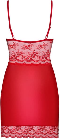 Obsessive Lovica Jurkje & String - Erotische Jurk - Maat XXL - Rood — thumbnail 3