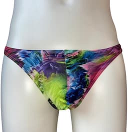 LekkerStout Heren String Tie-Dye - Multicolor - Sexy Herenondergoed - Maat M | ( LS247 ) — thumbnail 1