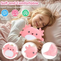 Cadeaus voor meiden: Axolotl Pluche Dieren, Dagboek, Balpen en Stickers — thumbnail 3
