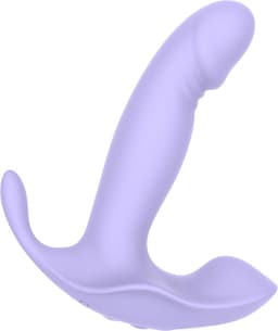 MontAmour Syra – Roterende Vibrator voor Vrouwen – G-Spot & Clitoris Stimulator – 10 Rotatie- & 10 Vibratiestanden – Dildo Vibrator – Met Afstandsbediening – Oplaadbaar – Waterdicht – Siliconen – Sex Toys voor Vrouwen- veilig geen wifi - Lila - Paars — thumbnail 2