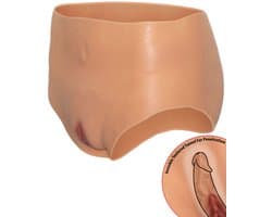 Hidden Desire - Alter Ego Open Vagina Brief High Waist Flesh