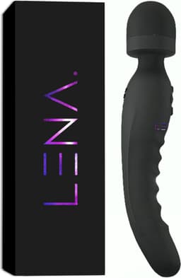 Lena 2-in-1 Vibrator - Clitoris & G-spot Stimulator - Vibrators voor Vrouwen – Magic Wand – Dildo – Seks Toys voor Vrouwen en Koppels - Waterdicht & Stil – Seksspeeltjes – Zwart — thumbnail 1