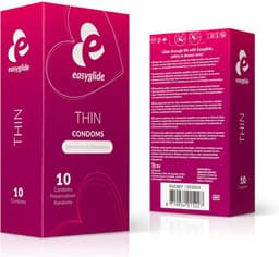 EasyGlide - Extra Thin Condooms - Condooms met Glijmiddel - 10 stuks — thumbnail 2