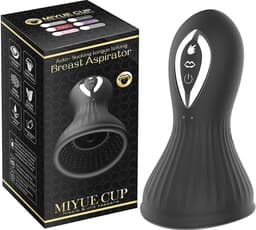 Elektrische clitoris en tepel zuiger - Vibrator - Tong - Clitoris pomp - Tepel en borst - 7 zuig en vibratie standen - Zeer goede kwaliteit — thumbnail 1