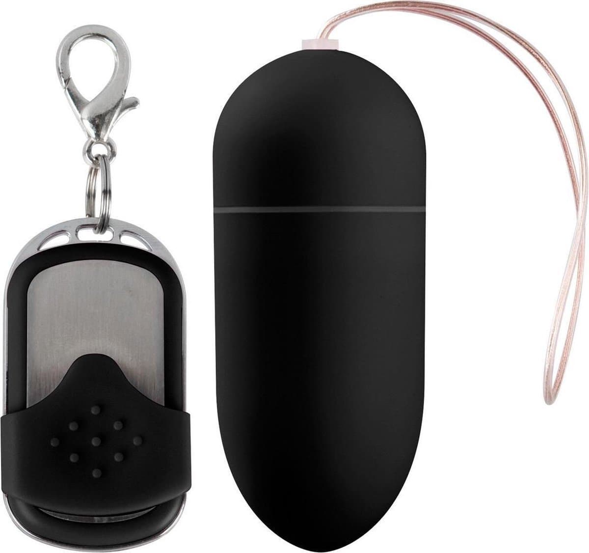 10 Speed Remote Vibrating Egg Big zwart - Tril ei — afbeelding 1
