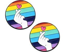 Emaille Pins Gay Pride Rainbow Cartoon, duurzame accessoires voor kleding, rugzakken en hoeden, symbool van ondersteuning van diversiteit.