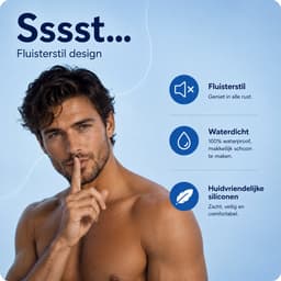 NØXA Hero - Cockring Vibrerend - Vibrerende Cockring - Penisring Siliconen - Flexibele Pasvorm - Meerdere Vibratiestanden- Sex Toys voor Koppels- Mannen - Navy — thumbnail 5
