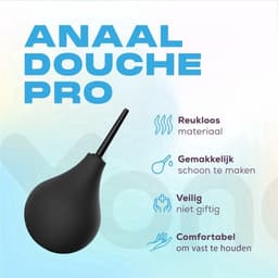 Okado Anale Douche 89 ml Zwart – Intieme Spoelfles met Knijpbal – Voor Hygiënische Reiniging – Compact, Herbruikbaar en Discreet — thumbnail 3