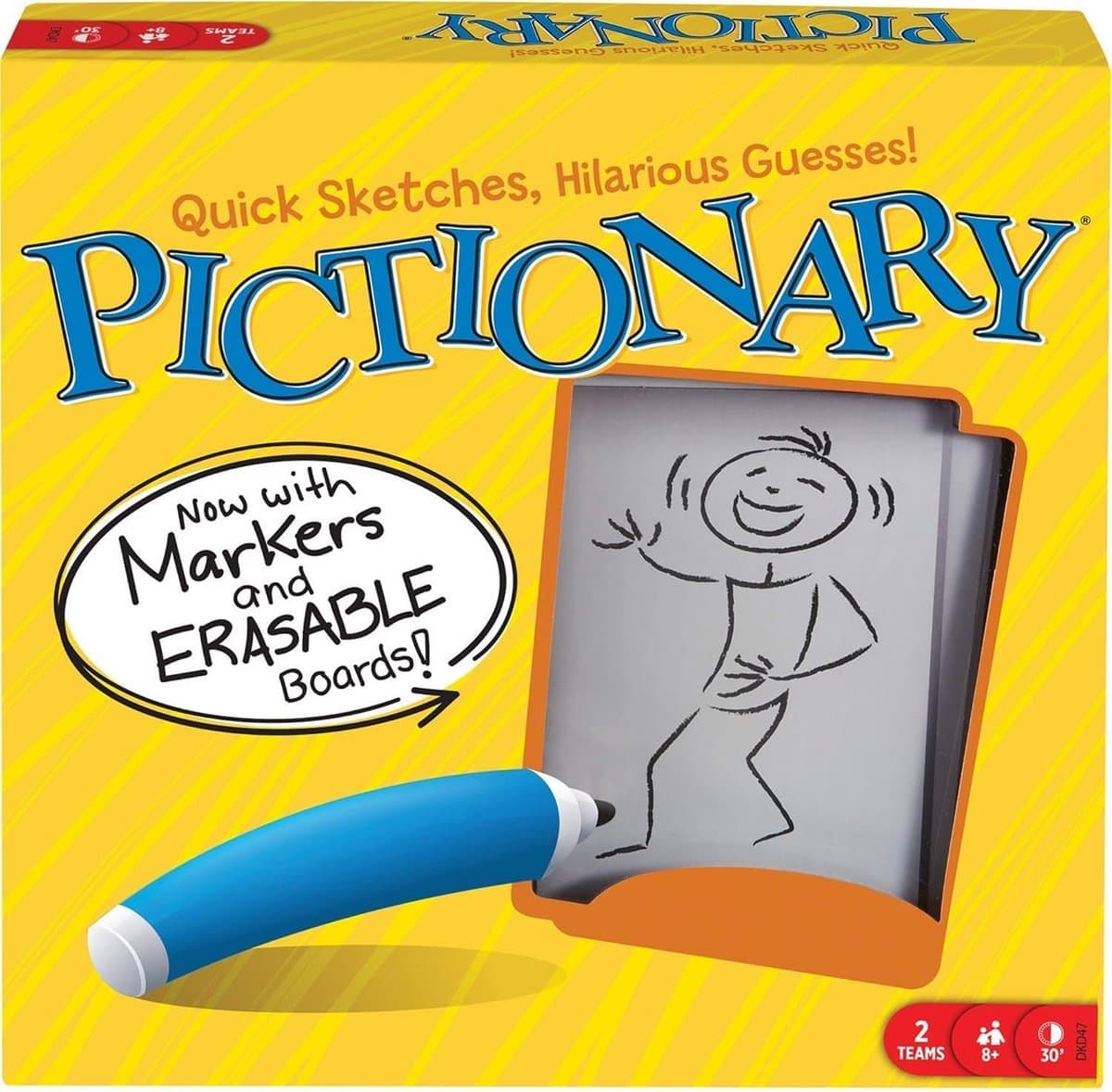 Partyspel - Tekenspel - Gezelligheid thuis - Snelle tekenrondes - 4 spelers - Multicolor — afbeelding 1