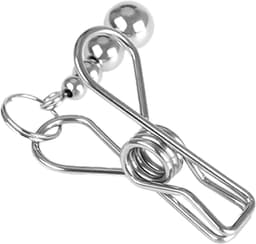 Oneay Seksspeeltjes voor stellen, 1 paar tepelstimulatoren, verstelbare clips, metalen tepelklemmen, seksspeeltjes voor volwassenen. — thumbnail 2
