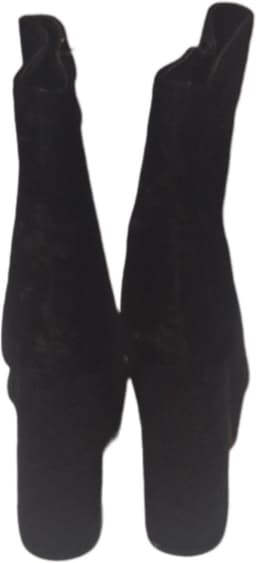 BELLAMICA-VELOUR-LAARS-BLACK-HAK 12 CM-PLATEAU 4 CM-SIZE 40 — thumbnail 3