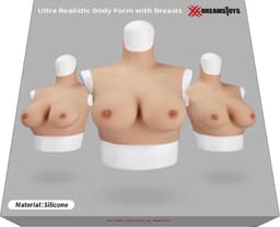 XX-DreamToys - Ultra Realistische Bodysuit - Male to Female - Vrouwentorso Met Borsten - Lichte Huidskleur L — thumbnail 3