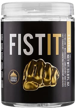 Fist It Jar Glijmiddel op Waterbasis in Handige Emmer - 1000ml — thumbnail 2