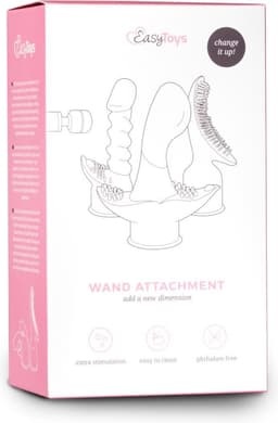 EasyToys Wand Collection – Opzetstuk Voor Clitoris Stimulatie - Zwart — thumbnail 2