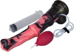 Mega Dildo - Grote Dildo - Dikke Dildo - Extreme Dildo - Anaal Groot - Reusachtige Dildo XXL - Buttplug XXXL Monster Dildo - Fantasy Dragon Dildo - Animal dildo - Anaal Groot - Zuignap - met Spuitfunctie — thumbnail 3