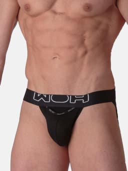 WOH heren jockstrap sexy fun zwart — thumbnail 3