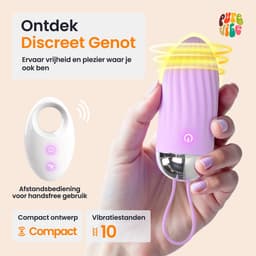 PureVibe® JoyBullet - Vibrerende eieren - Draagbare vibrerend ei met afstandsbediening - 10 vibratiestandjes - sex toys voor vrouwen en koppels - vibrators - vibrator - Erotiek - Seksspeeltjes — thumbnail 2