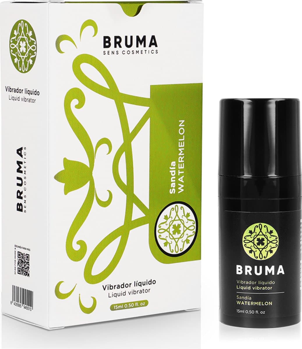 BRUMA - LIQUID VIBRATOR ULTRA SLIDING WATERMELON 15 ML | GLIJMIDDEL | STIMULEREND MIDDEL — afbeelding 1