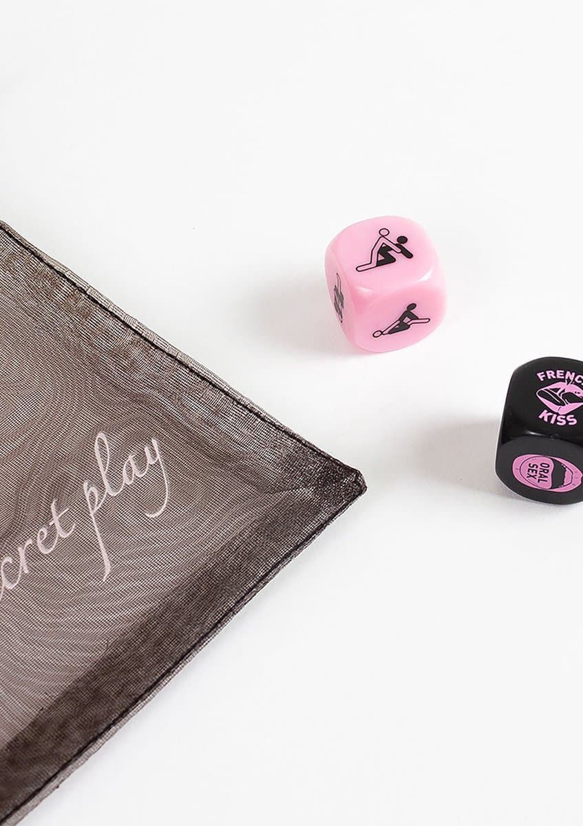 Secret Play - 2x Voorspel dobbelstenen - Sex Dobbelstenen - Actie seks Dobbelstenen - Erotiek - 20 mm — afbeelding 1